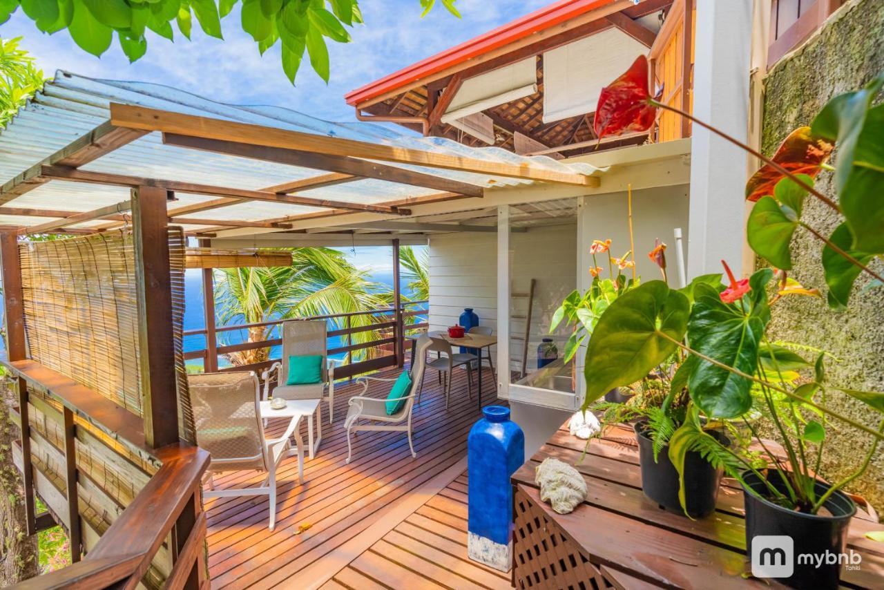Bungalow Poerava Punaauia Ocean View Bagian luar foto
